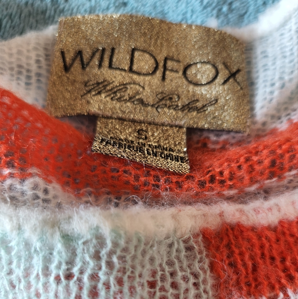 Y2k Wildfox Gold Label America flag top - Picture 6 of 6